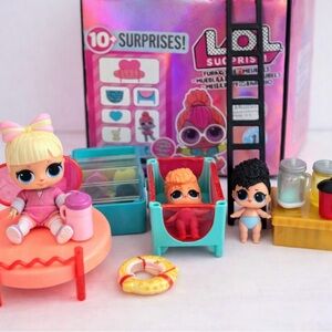 L.O.L. Surprise! Doll Playset with Pink and Black Highlights
